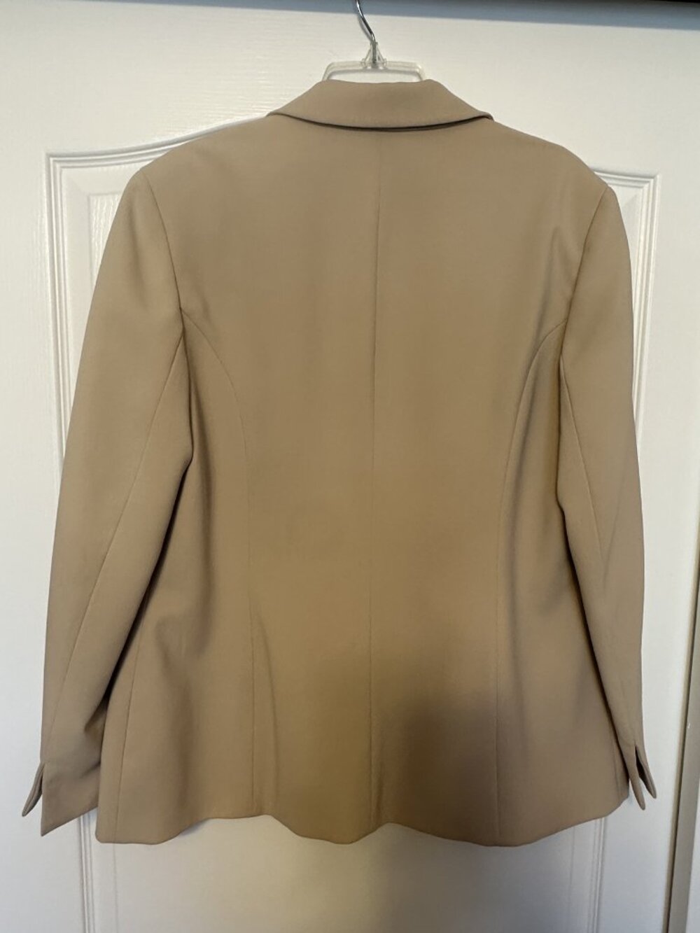 JONES NEW YORK Platinum Collection Lined Women's Suit with Skirt - Sand/Beige - Picture 5 of 8